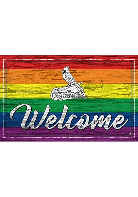 St Louis Cardinals Welcome Pride Sign