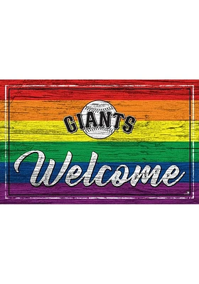 San Francisco Giants Welcome Pride Sign