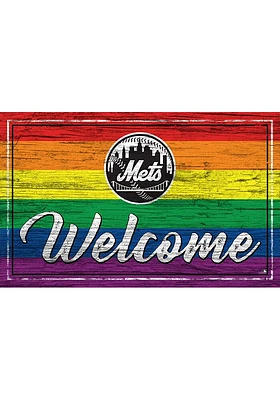 New York Mets Welcome Pride Sign