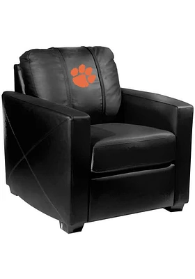 Clemson Tigers Faux Leather Club Desk Chair - Black