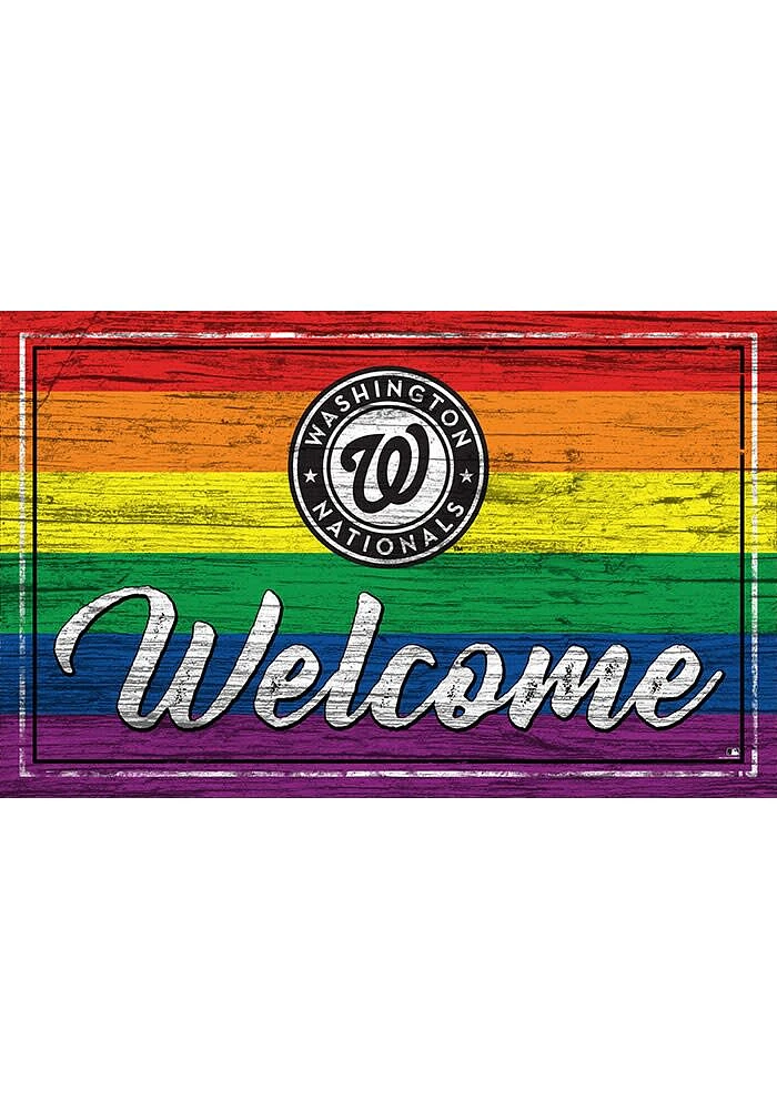 Washington Nationals Welcome Pride Sign