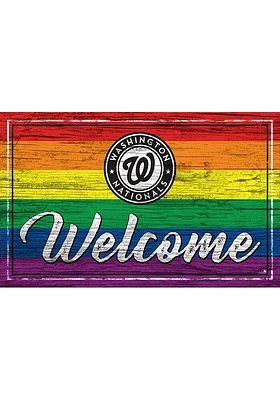 Washington Nationals Welcome Pride Sign