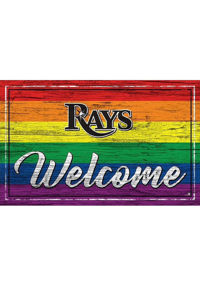 Tampa Bay Rays Welcome Pride Sign