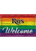 Tampa Bay Rays Welcome Pride Sign