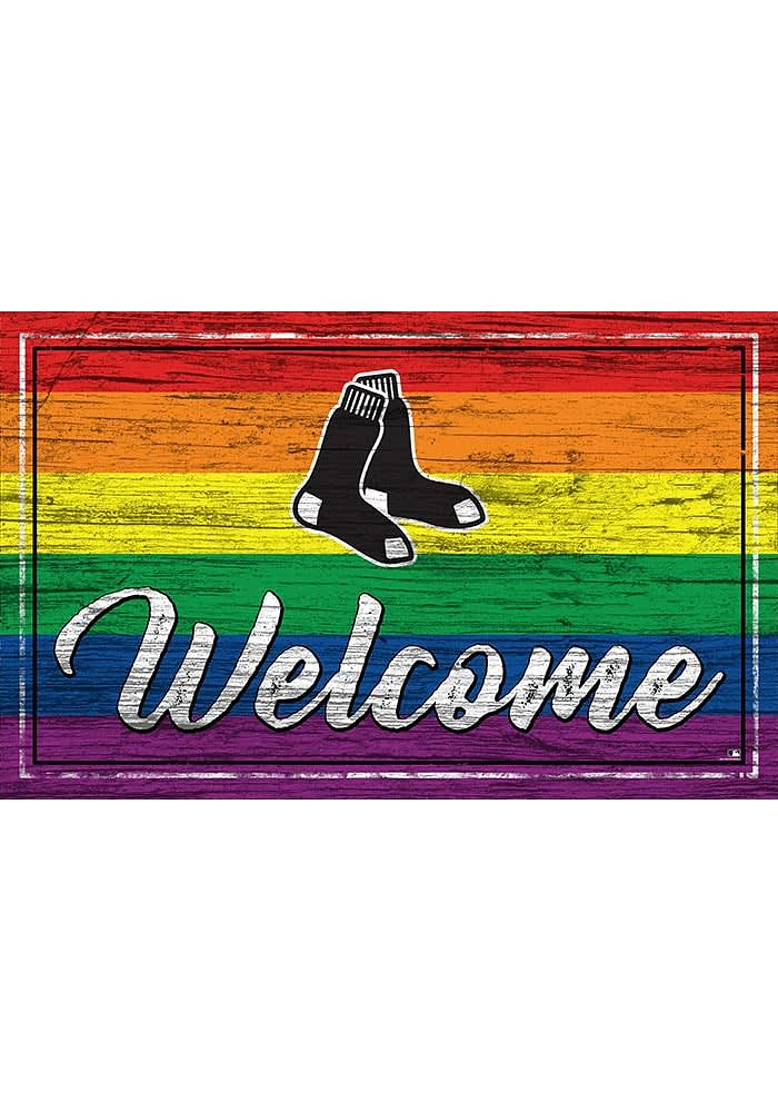 Boston Red Sox Welcome Pride Sign