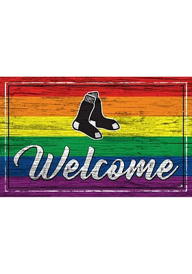 Boston Red Sox Welcome Pride Sign