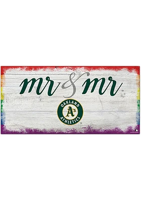Oakland Athletics Mr and Mr Sign