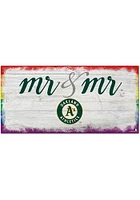 Oakland Athletics Mr and Mr Sign