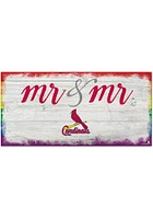St Louis Cardinals Mr and Mr Sign