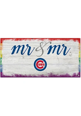 Chicago Cubs Mr and Mr Sign