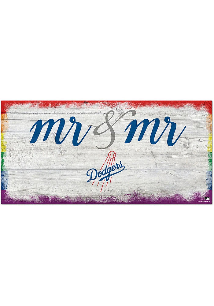 Los Angeles Dodgers Mr and Mr Sign
