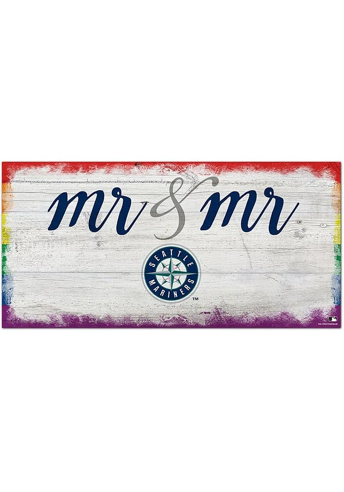 Seattle Mariners Mr and Mr Sign