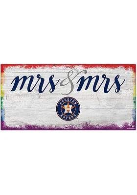 Houston Astros Mrs and Mrs Sign