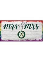 Oakland Athletics Mrs and Mrs Sign
