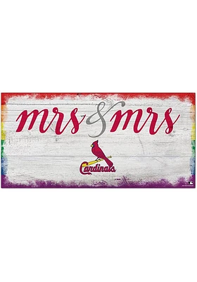 St Louis Cardinals Mrs and Mrs Sign
