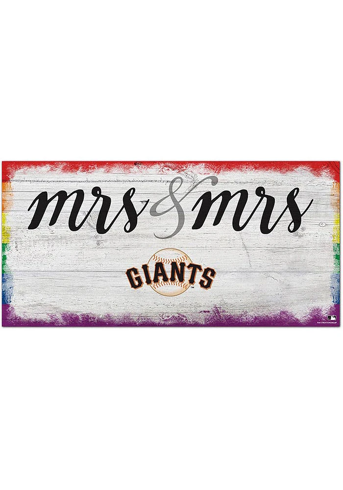 San Francisco Giants Mrs and Mrs Sign