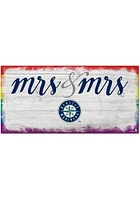 Seattle Mariners Mrs and Mrs Sign