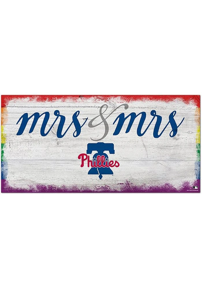 Philadelphia Phillies Mrs and Mrs Sign