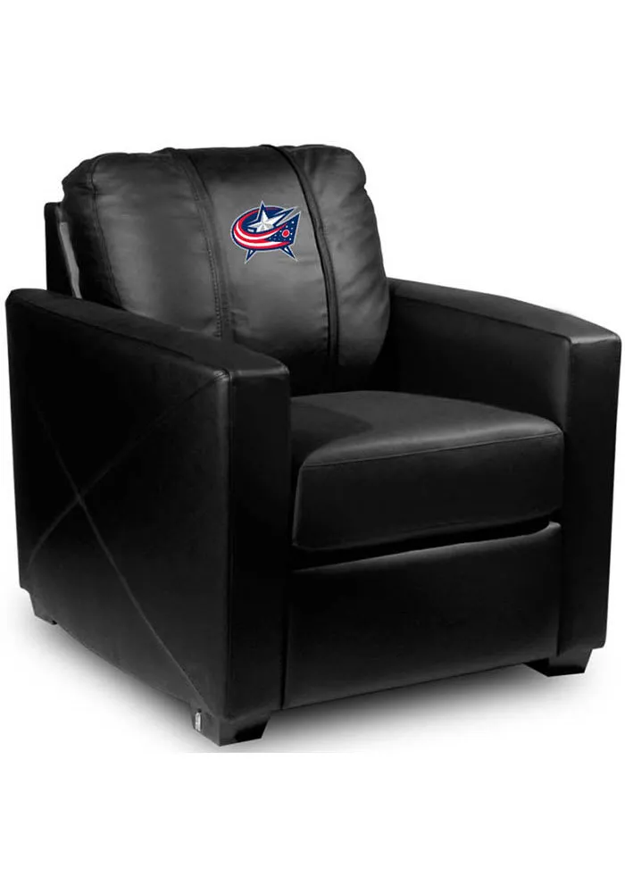 Columbus Blue Jackets Faux Leather Club Desk Chair