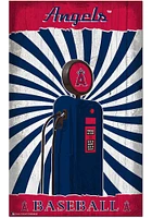 Los Angeles Angels Retro Pump Location Sign