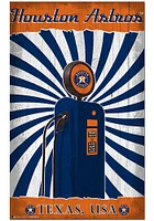 Houston Astros Retro Pump Location Sign