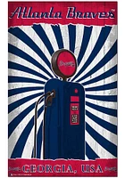 Atlanta Braves Retro Pump Location Sign