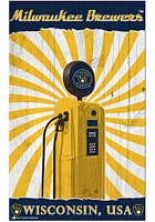 Milwaukee Brewers Retro Pump Location Sign