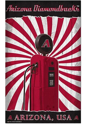 Arizona Diamondbacks Retro Pump Location Sign