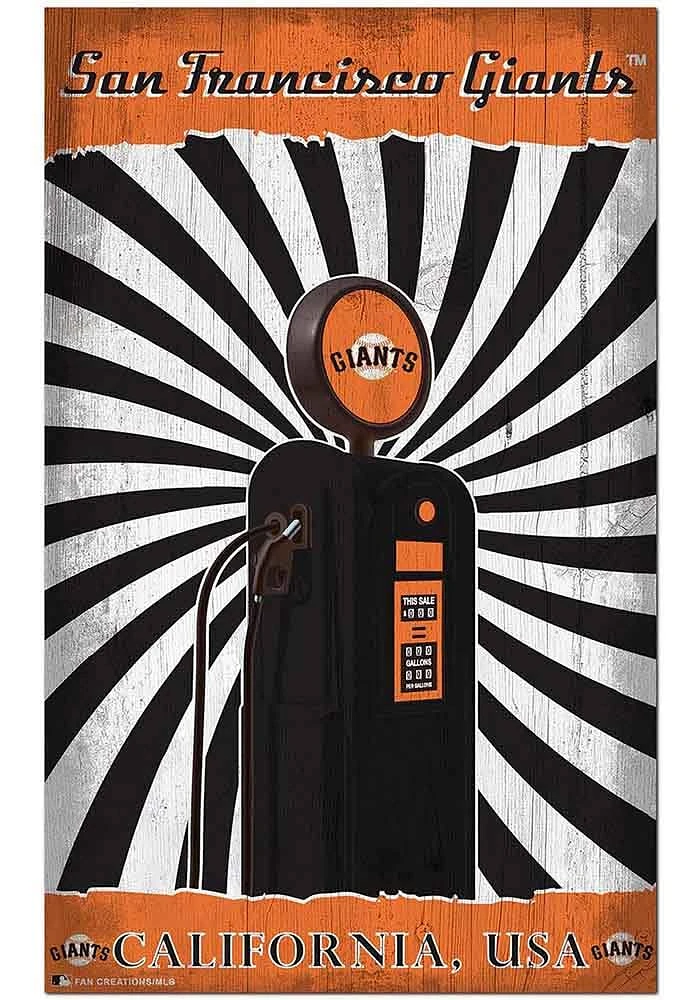 San Francisco Giants Retro Pump Location Sign