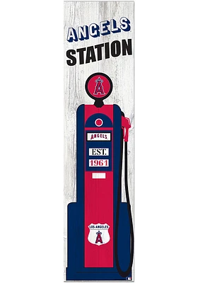 Los Angeles Angels Retro Pump Leaner Sign