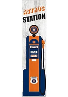 Houston Astros Retro Pump Leaner Sign