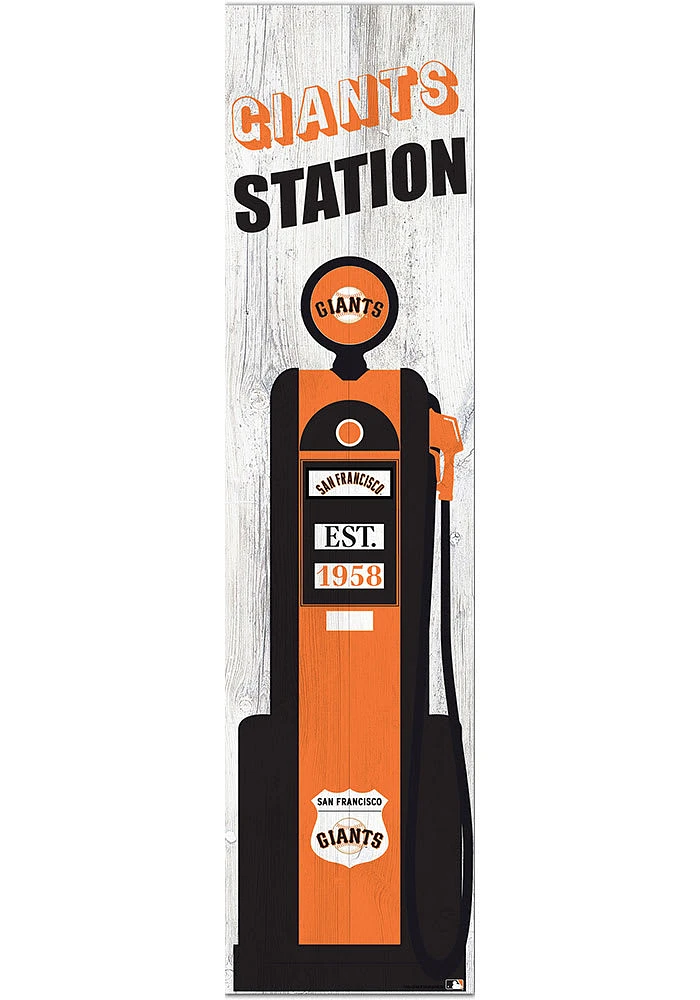 San Francisco Giants Retro Pump Leaner Sign