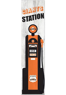San Francisco Giants Retro Pump Leaner Sign