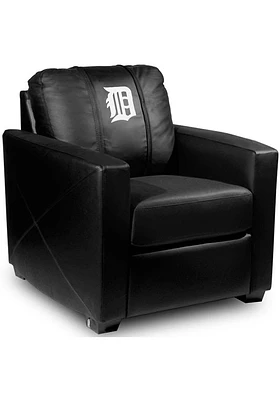 Detroit Tigers Faux Leather Club Desk Chair - Black