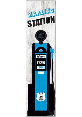 Miami Marlins Retro Pump Leaner Sign