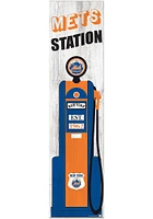 New York Mets Retro Pump Leaner Sign