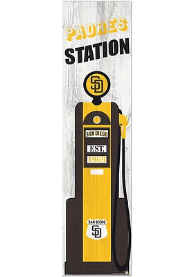 San Diego Padres Retro Pump Leaner Sign