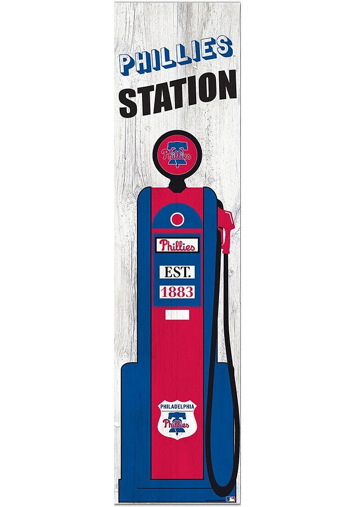 Philadelphia Phillies Retro Pump Leaner Sign - Red