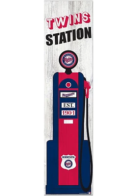 Minnesota Twins Retro Pump Leaner Sign