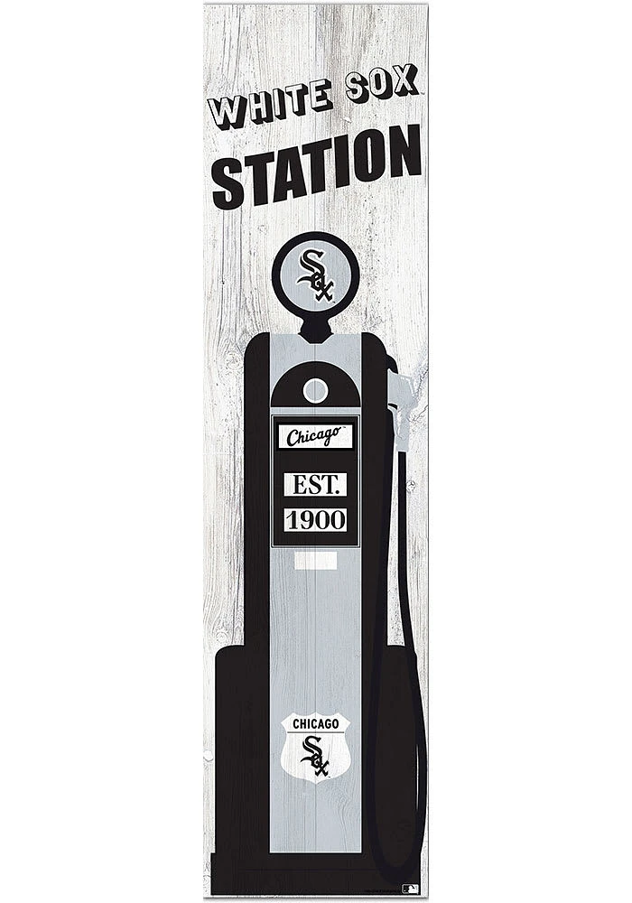 Chicago White Sox Retro Pump Leaner Sign