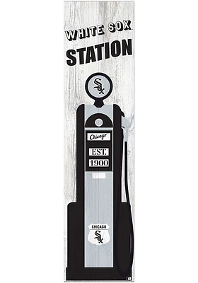 Chicago White Sox Retro Pump Leaner Sign