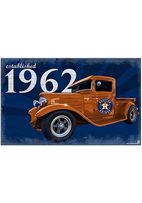 Houston Astros Established Truck Sign