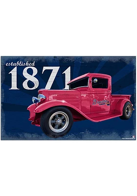 Atlanta Braves Established Truck Sign