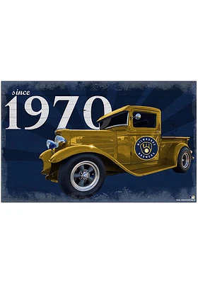 Milwaukee Brewers Established Truck Sign