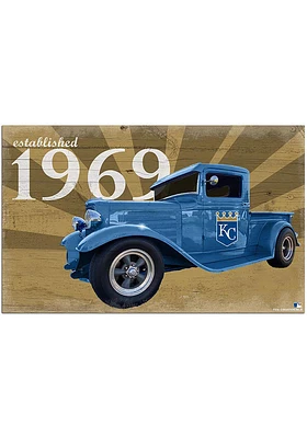 Kansas City Royals Established Truck Sign - Blue