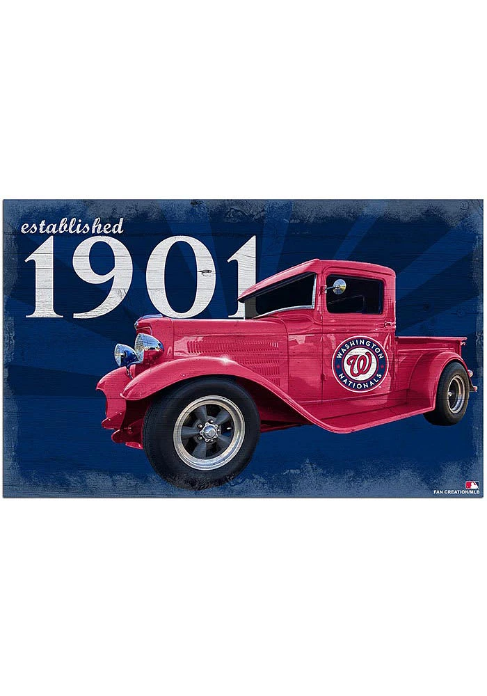 Washington Nationals Established Truck Sign