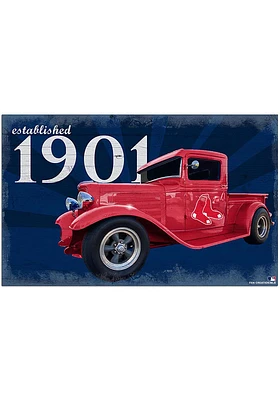 Boston Red Sox Established Truck Sign