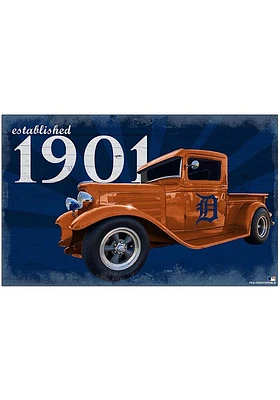 Detroit Tigers Established Truck Sign