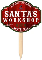 Miami Marlins Santa Workshop Sign