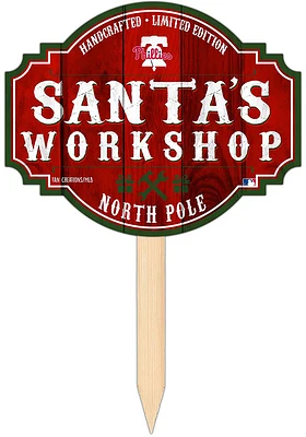 Philadelphia Phillies Santa Workshop Sign